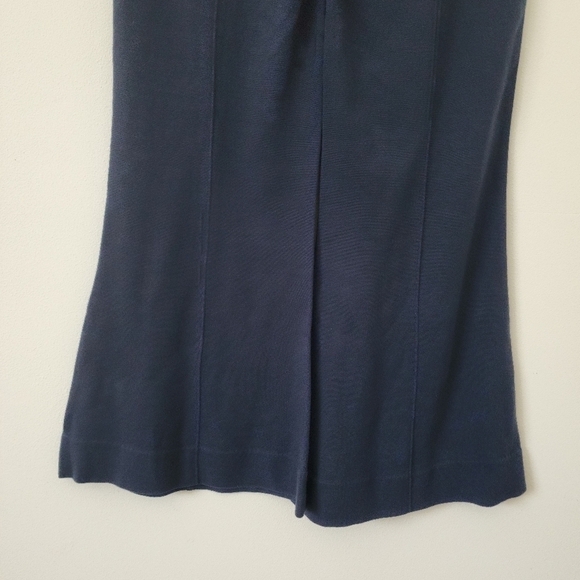 Kit and Ace Pull On Fit and Flare Cropped Pants in Navy Blue Size 4 - Picture 9 of 12